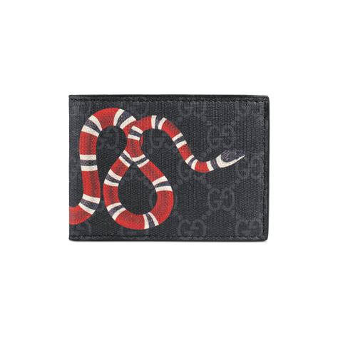 gucci serpent belt|Gucci snake wallet men's.